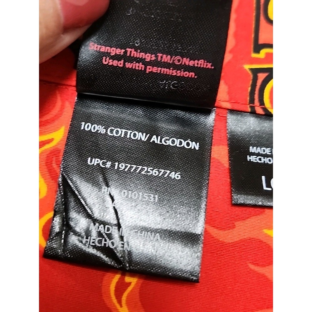 Stranger Things Hellfire Club Button Short Sleeve… - image 7